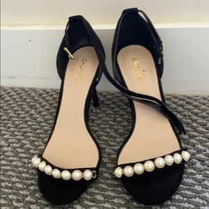 Beautiful pearl black shoes